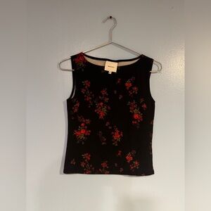 Reformation Sleeveless Dusk Stretch Knit Top Bossanova Medium